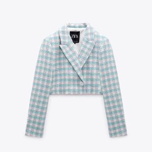 Cropped blazer jacket